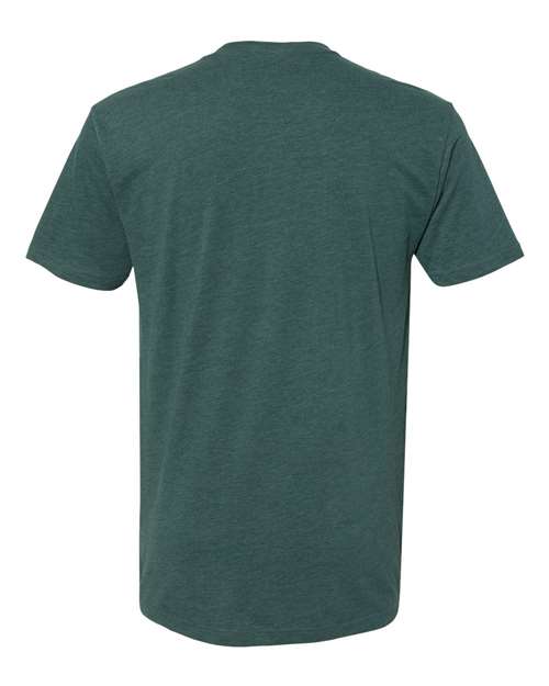 Next Level 6410, Unisex Sueded Tee, Heather Forest Green