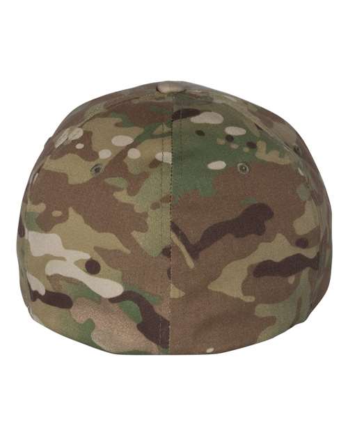 Flexfit 6277, Cotton Blend Cap, Multicam Green