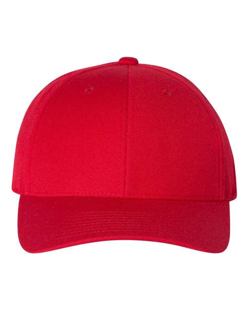Premium Curved Bill Snapback Cap - - 6812 Red Adjustable 08895 2023 Fall Style Guide 6789M Adjustable Adult Blends Fitness and Wellness FSG - Back to School Essentials FSG Coaches and Staff Go To Fashion Hats Headwear Mens & Unisex Mid Profiles One Size Pre-Curved Visor School & Team Six-Panel Snapback Structured YP Classics