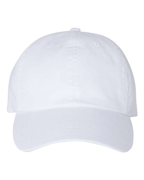 Washed-Twill Dad Hat - - 7202 White Adjustable 55095 Adjustable Adult Champion Closeout Company Culture CS4000 Dad Caps Festival Season Fitness and Wellness Go To Fashion Hats Headwear Premium Fashion Relaxed Retail Brands School & Team Six-Panel Slightly Curved Summer Style Guide 2023