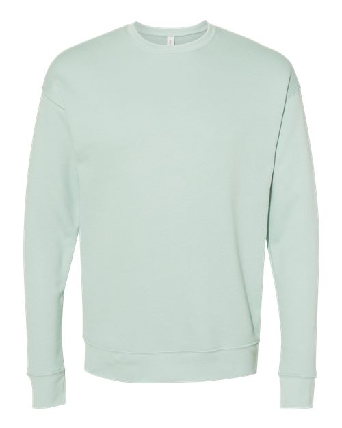BELLA + CANVAS 3945, Unisex Sponge Fleece Drop Shoulder Crewneck Sweatshirt, Dusty Blue