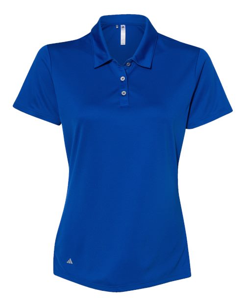 Adidas A231, Women's Performance Polo, Collegiate Royal