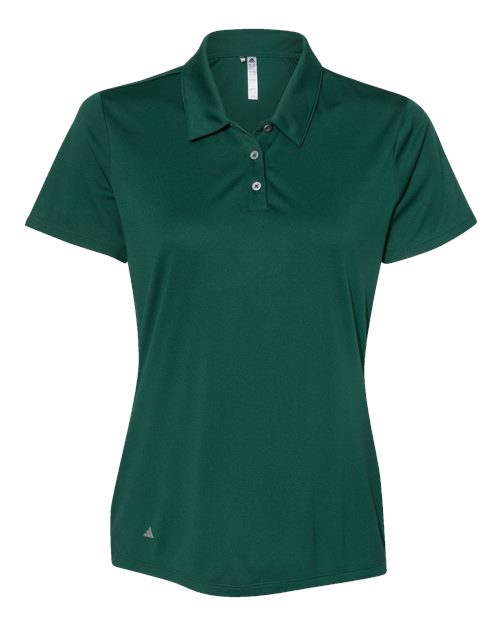 Adidas A231, Women's Performance Polo, Collegiate Green