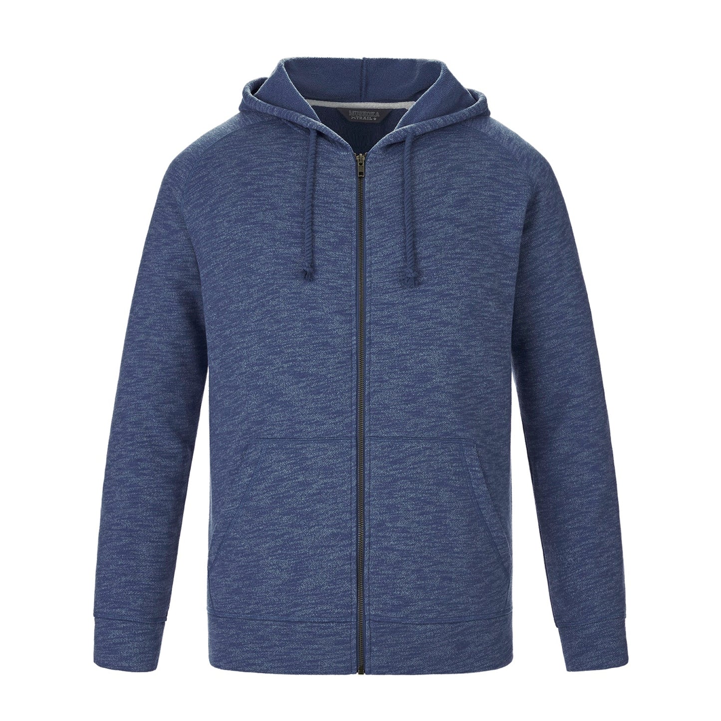 L00750 - Berkeley - Adult Full Zip Hooded Sweatshirt Navy Heather 60% Cotton 40% Recycled Polyester 750 adult eco-friendly mens Muskoka Trail sustainable