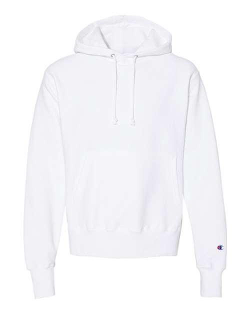 Champion S101, Unisex Reverse Weave Hooded Sweatshirt, White