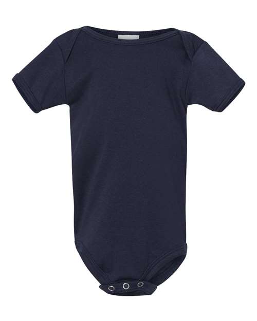 Infant Softstyle® One Piece - - 7492 Navy 10660 5-5.9 oz 64ZEE Best Selling Brands Core T-Shirts Cotton Cotton - 100% Cotton - Ringspun Gildan Go To Basics Infants / Toddlers No Visible Logos Onesies Regular (5-6 oz) Short Sleeves Side Seams T-Shirts T-Shirts - Premium Tear Away Tops Unisex