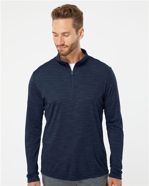 Men's Lightweight Mélange Quarter-Zip Pullover -  - 7680 - Toronto Screen Printing- Color