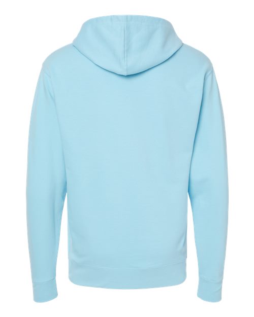 Independent Trading Co. SS4500, Unisex Midweight Hooded Sweatshirt, Blue Aqua