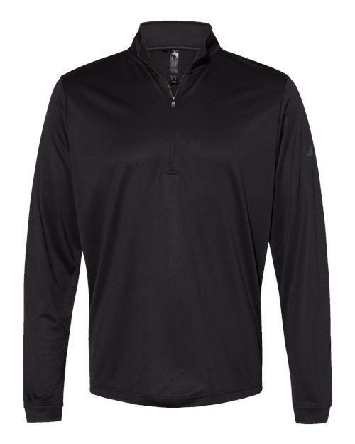 Adidas A401, Men's Ultimate365 Lightweight Quarter-zip Pullover, Black