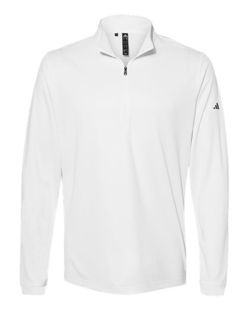 Adidas A401, Men's Ultimate365 Lightweight Quarter-zip Pullover, White