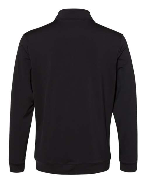Adidas A295, Men's Textured Quarter-zip Pullover, Black