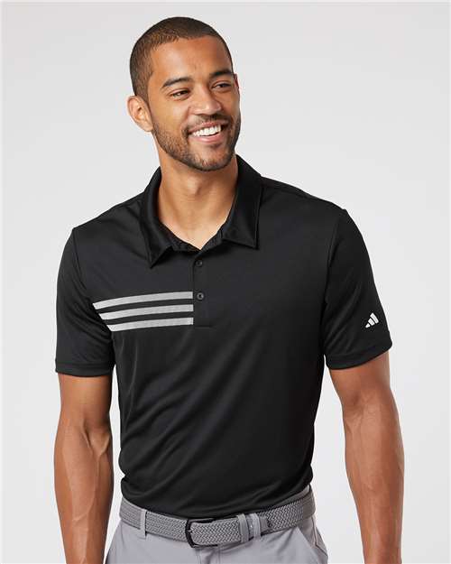 Men's 3-Stripe Chest Polo -  - 7702 - Toronto Screen Printing- Color