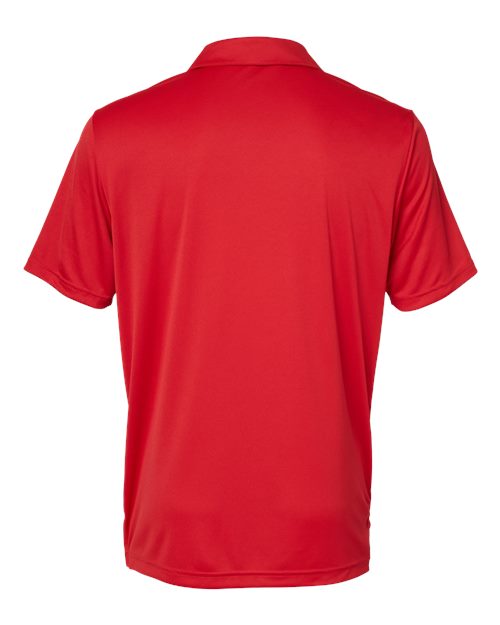Adidas A324, Men's 3-stripes Chest Polo, Collegiate Red/ Black