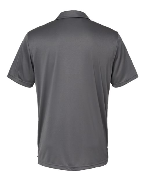 Adidas A324, Men's 3-stripes Chest Polo, Grey Five/ Black