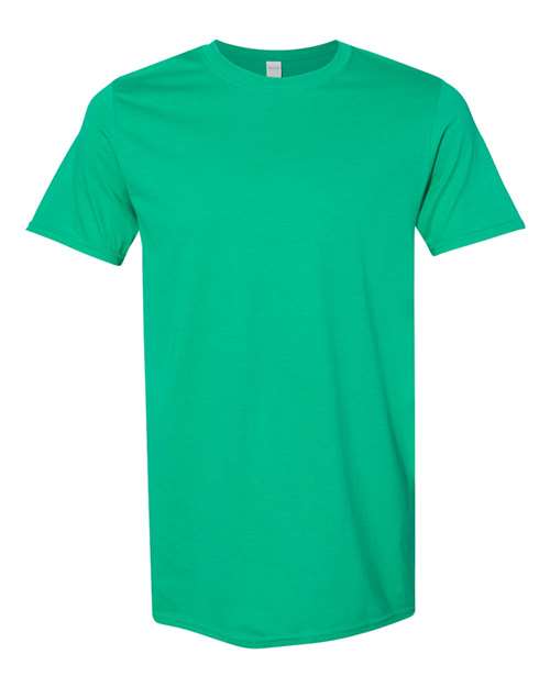 Softstyle Ring-Spun T-Shirt | Comfortable | Unisex - 64000 Kelly Green casual comfortable cotton everyday wear Polyester printable ring-spun softstyle t-shirt T-Shirts - Core unisex