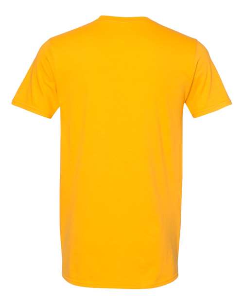 Gildan 64000, Unisex Softstyle T-shirt, Gold