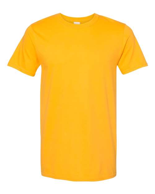 Softstyle Ring-Spun T-Shirt | Comfortable | Unisex - 64000 Gold casual comfortable cotton everyday wear Polyester printable ring-spun softstyle t-shirt T-Shirts - Core unisex