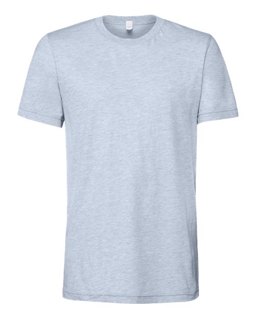 BELLA + CANVAS 3001CVC, Cvc Jersey Tee, Heather Prism Blue