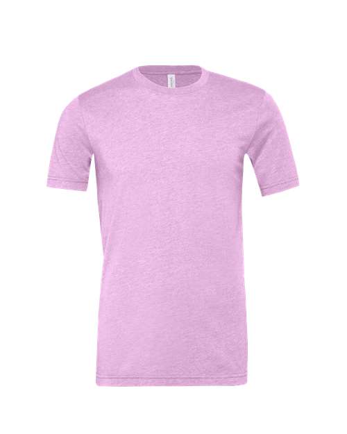 BELLA + CANVAS 3001CVC, Cvc Jersey Tee, Heather Prism Lilac