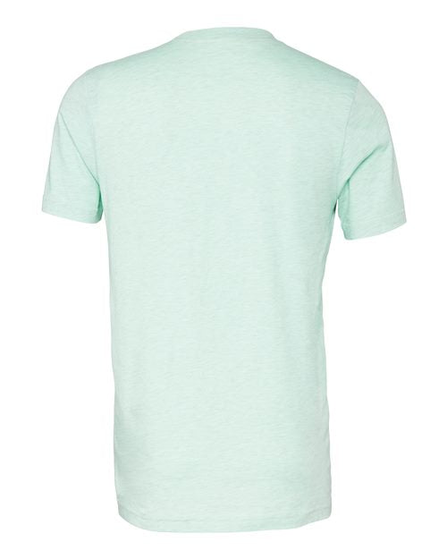 BELLA + CANVAS 3001CVC, Cvc Jersey Tee, Heather Prism Mint