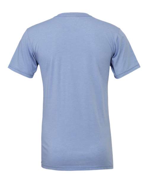 BELLA + CANVAS 3001CVC, Cvc Jersey Tee, Heather Blue