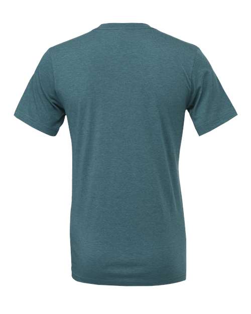 BELLA + CANVAS 3001CVC, Cvc Jersey Tee, Heather Deep Teal