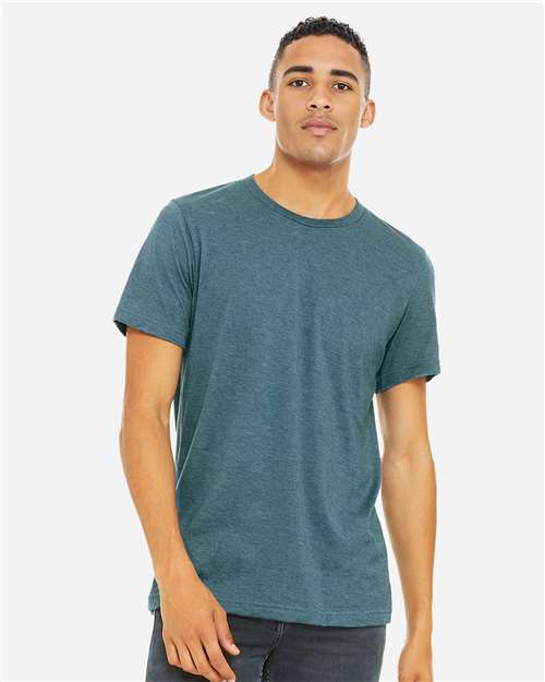 BELLA + CANVAS 3001CVC, Cvc Jersey Tee, Heather Deep Teal
