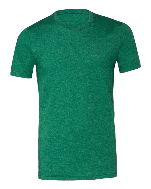 BELLA + CANVAS 3001CVC, Cvc Jersey Tee, Heather Grass Green