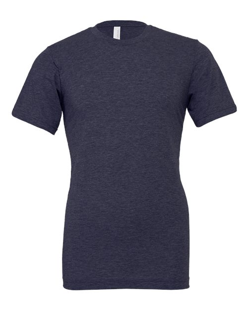 BELLA + CANVAS 3001CVC, Cvc Jersey Tee, Heather Midnight Navy