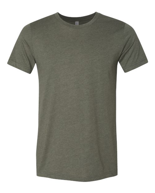 BELLA + CANVAS 3001CVC, Cvc Jersey Tee, Heather Military Green