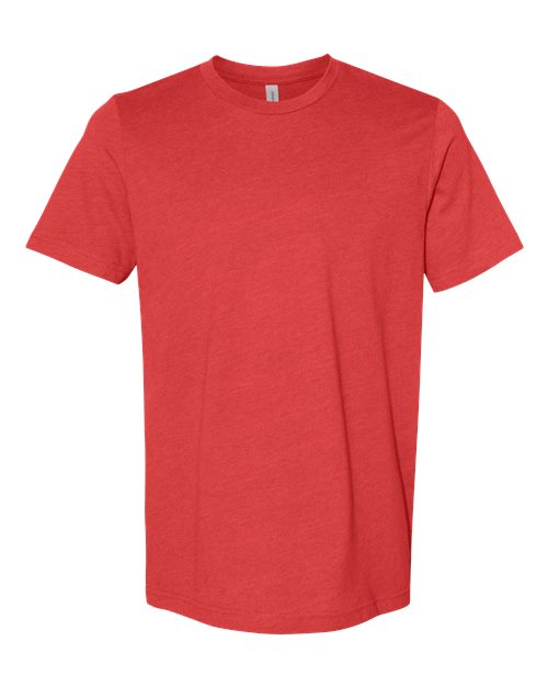 BELLA + CANVAS 3001CVC, Cvc Jersey Tee, Heather Red