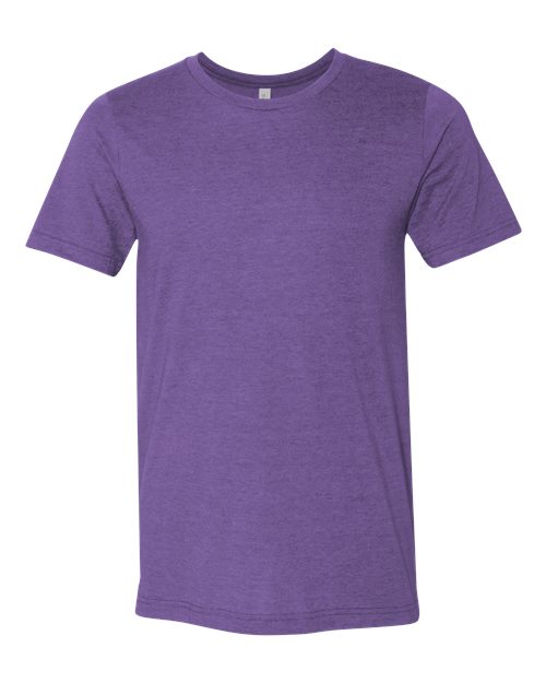 BELLA + CANVAS 3001CVC, Cvc Jersey Tee, Heather Team Purple
