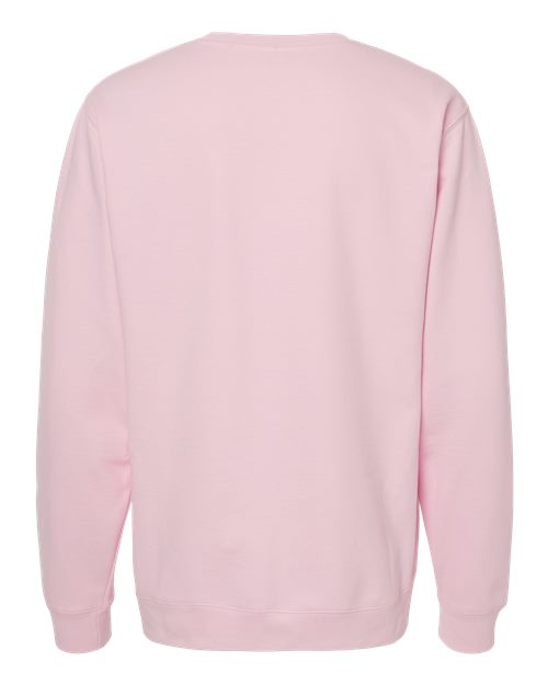 Independent Trading Co. SS3000, Unisex Midweight Crewneck Sweatshirt, Light Pink