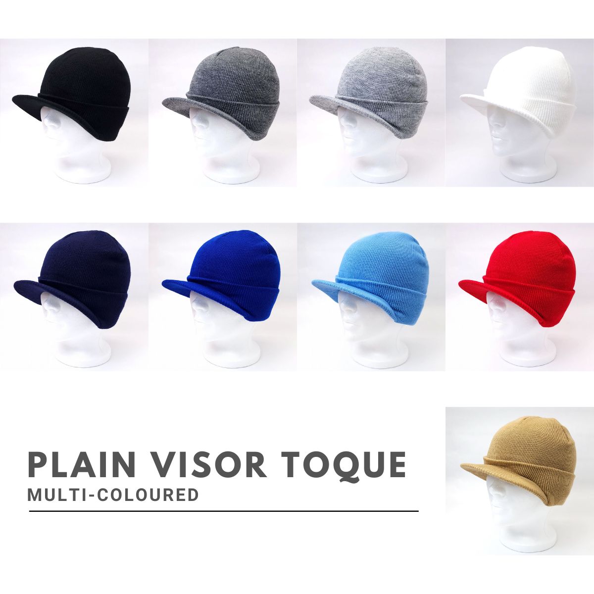Plain Visor Toque Dozen Special