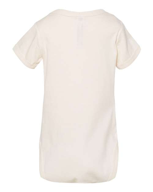Rabbit Skins 4424, Infant Fine Jersey Bodysuit, Natural