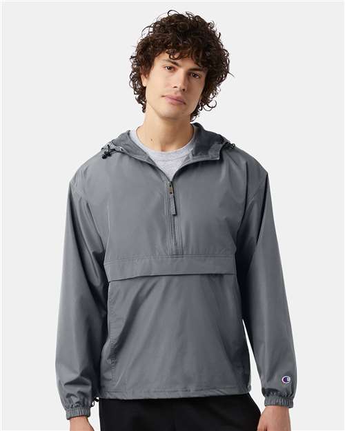 Champion CO200, Unisex Packable Anorak Jacket, Graphite