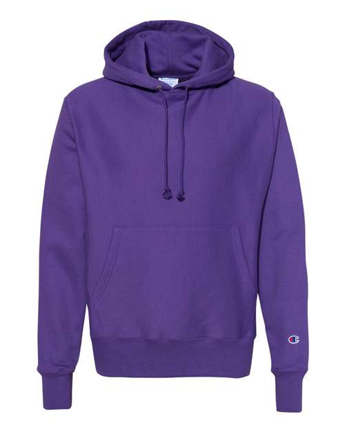 Champion S101, Unisex Reverse Weave Hooded Sweatshirt, Purple
