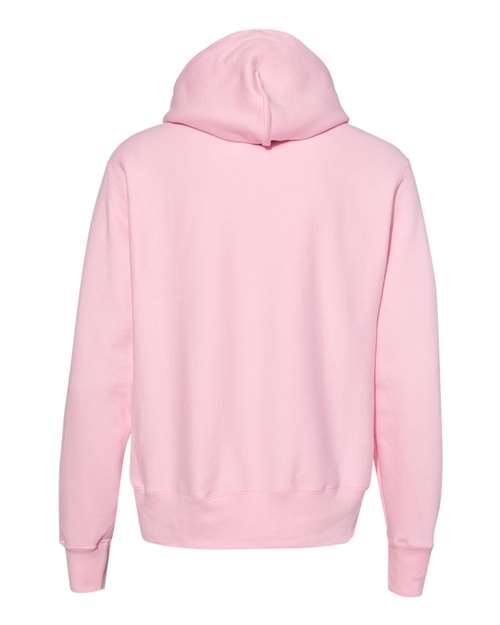 Champion S101, Unisex Reverse Weave Hooded Sweatshirt, Pink Candy