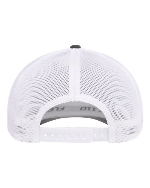 Flexfit 110M, 110 Mesh-back Cap, Charcoal/ White
