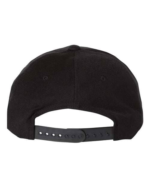 YP Classics 5789M Premium Five-Panel Curved Bill Snapback Cap