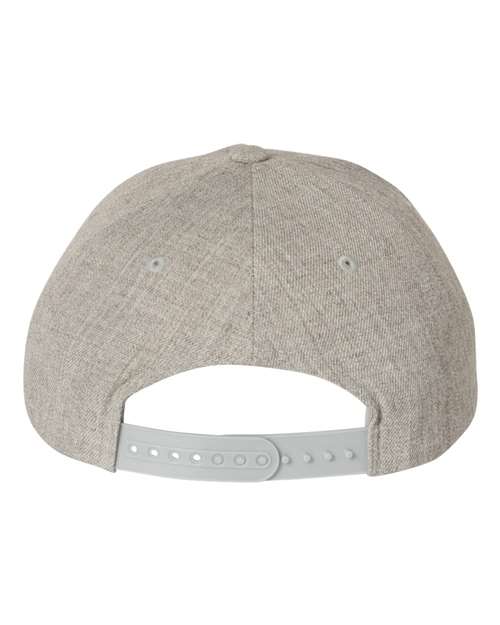 YP Classics 5789M Premium Five-Panel Curved Bill Snapback Cap