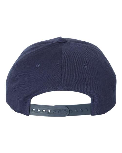YP Classics 5789M Premium Five-Panel Curved Bill Snapback Cap
