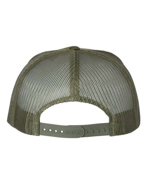 YP Classics 6006, Classic Five-panel Trucker Cap, Multicam Tropic/ Green