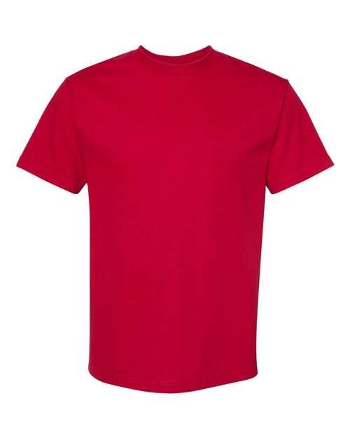 American Apparel 1301, Unisex Heavyweight Cotton Tee, Cardinal