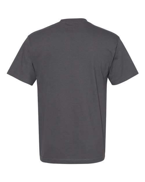 American Apparel 1301, Unisex Heavyweight Cotton Tee, Charcoal