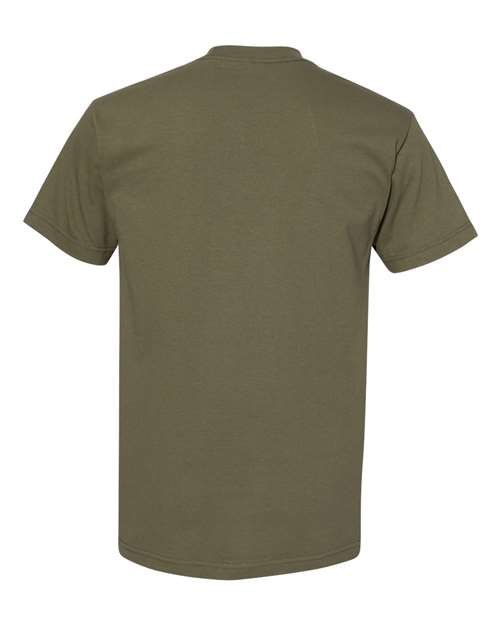 American Apparel 1301, Unisex Heavyweight Cotton Tee, Military Green