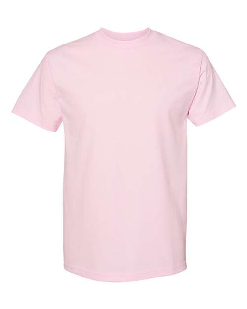 Unisex Heavyweight Cotton Tee - Pink -  - 8168