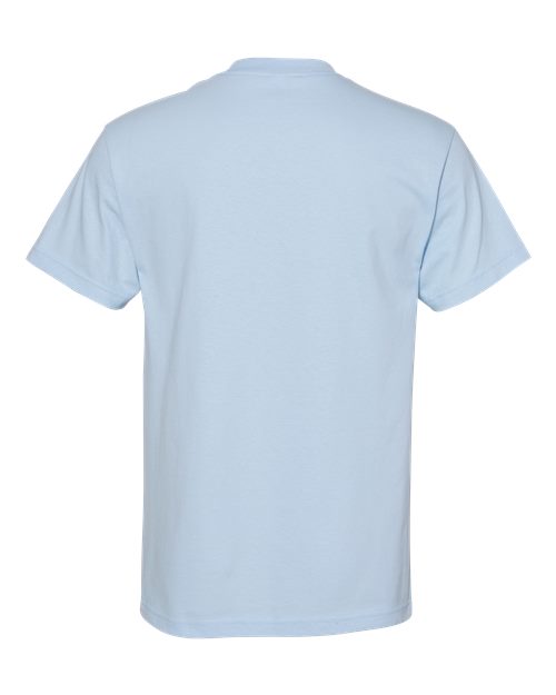 American Apparel 1301, Unisex Heavyweight Cotton Tee, Powder Blue