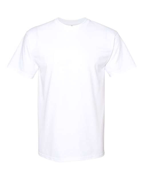 Unisex Midweight Cotton Tee - - 8180 White 12027 1701 5-5.9 oz Adult American Apparel Cotton Cotton - 100% Cotton - Ringspun Crewneck Fashion T-Shirts Festival Season Go To Fashion Mens & Unisex No Visible Logos Premium Fashion Preshrunk Regular (5-6 oz) S&S Deep Deals Short Sleeves T-Shirts T-Shirts - Premium Tear Away Tops Unisex