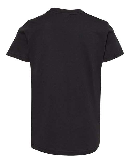 BELLA + CANVAS 3001Y, Youth Jersey Tee, Vintage Black